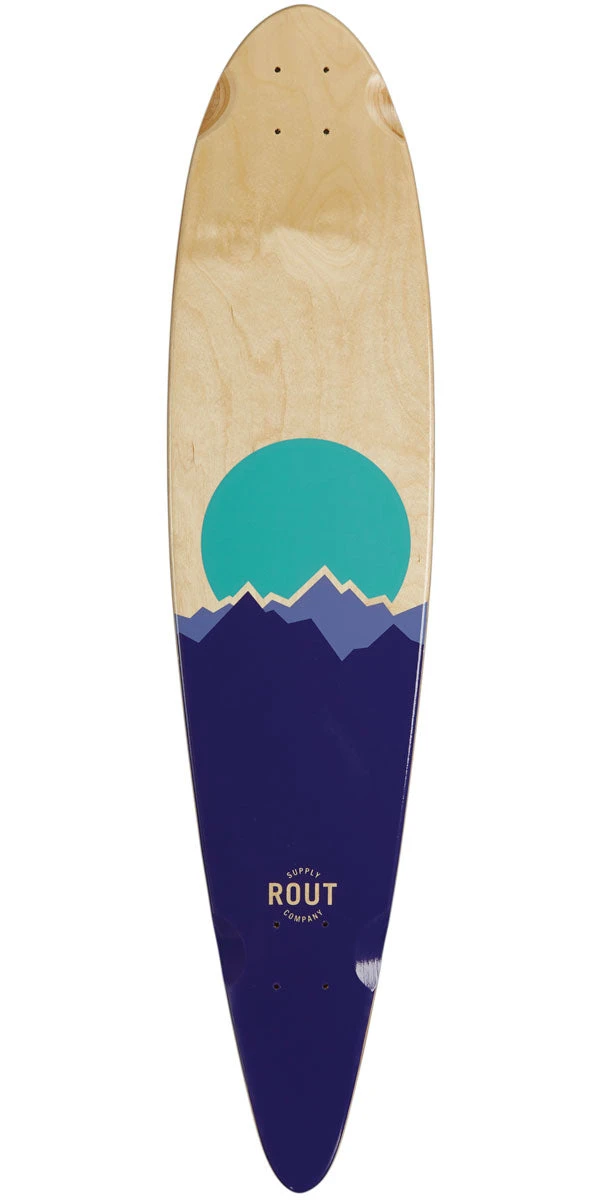 Rout Peaks Pintail Longboard Deck 3 Rout Peaks Pintail Longboard Deck