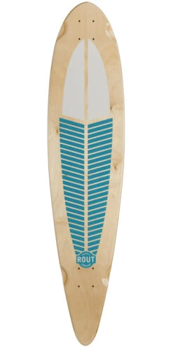 Rout Plume Pintail Longboard Deck