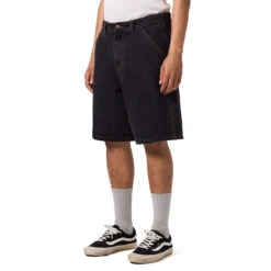 Former Reynolds 21 Denim Walk Shorts - Washed Black -DADDIES Skate Gear 9357594216302 3