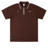 Rivvia RPL Polo Shirt - Brown 2 Rivvia RPL Polo Shirt - Brown -DADDIES Skate Gear 9357594224987 1