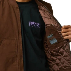 Former VT Canvas Vest - Brown -DADDIES Skate Gear 9357594228404 4