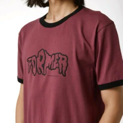 Former Vanish Ringer T-Shirt - Plum -DADDIES Skate Gear 9357594229609 4