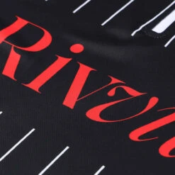 Rivvia Team VV Long Sleeve Polo Shirt - Black/White -DADDIES Skate Gear 9357594238717 3