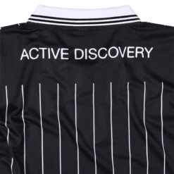 Rivvia Team VV Long Sleeve Polo Shirt - Black/White -DADDIES Skate Gear 9357594238717 4