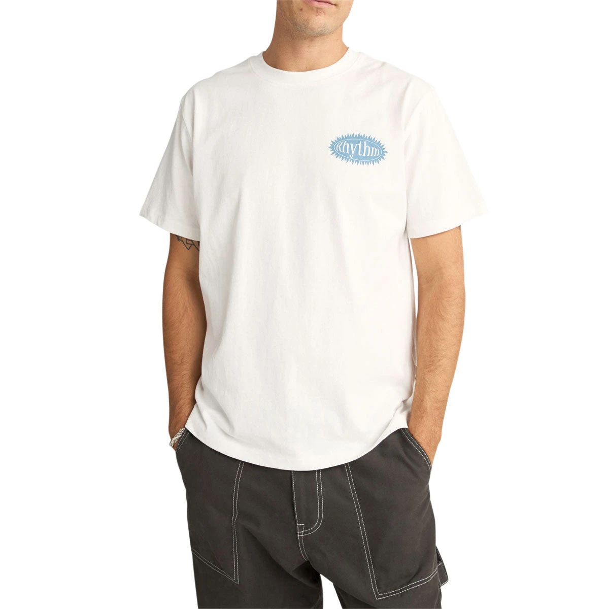 Rhythm Ritmo Printed Vintage T-Shirt - Vintage White 4 Rhythm Ritmo Printed Vintage T-Shirt - Vintage White - Image 2