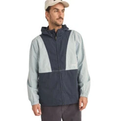 Rhythm Cascade Windbreaker Jacket - Storm Blue