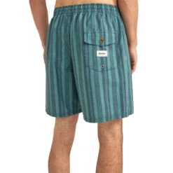 Rhythm Paisley Stripe Beach Jam Shorts - Vintage Green -DADDIES Skate Gear 9360397115079 3