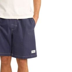 Rhythm Contrast Stitch Jam Shorts - Navy -DADDIES Skate Gear 9360397123920 2