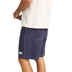 Rhythm Contrast Stitch Jam Shorts - Navy -DADDIES Skate Gear 9360397123920 3