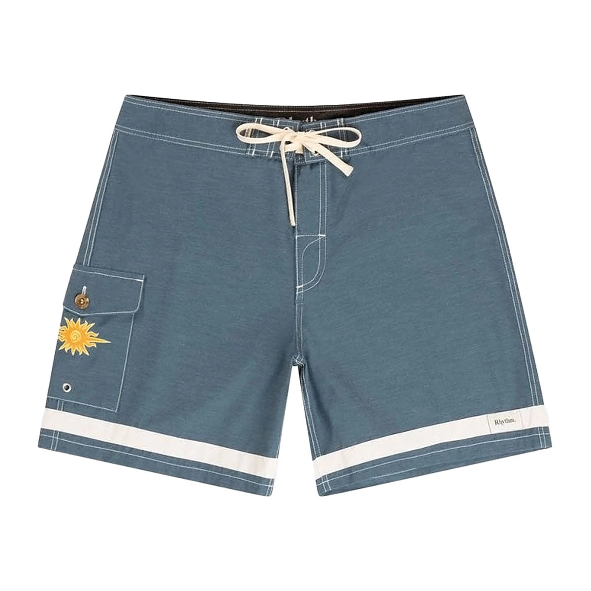 Rhythm Signature Stripe Boardshorts - Navy 3 Rhythm Signature Stripe Boardshorts - Navy