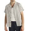 Rhythm Vacation Stripe Shirt - Fern -DADDIES Skate Gear 9360397172201 1