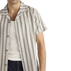 Rhythm Vacation Stripe Shirt - Fern -DADDIES Skate Gear 9360397172201 2