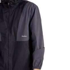 Rhythm Cascade Windbreaker Jacket - Black -DADDIES Skate Gear 9360397173406 3