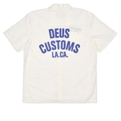 Deus Ex Machina Forecourt Shirt - Vintage White -DADDIES Skate Gear 9360877000819 4