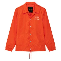 Deus Ex Machina Engineer Nylon Coach Jacket - Tangerine Tango -DADDIES Skate Gear 9360877002110 3
