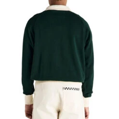 Deus Ex Machina Specter Zip Sweatshirt - Racing Green -DADDIES Skate Gear 9360877007542 5