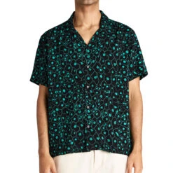 Deus Ex Machina Plant Cell Shirt - Biscay Green