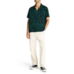 Deus Ex Machina Plant Cell Shirt - Biscay Green -DADDIES Skate Gear 9360877017978 3