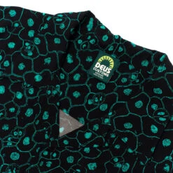 Deus Ex Machina Plant Cell Shirt - Biscay Green -DADDIES Skate Gear 9360877017978 4