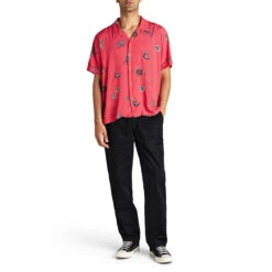 Deus Ex Machina Vibrant Virus Shirt - Strawberry -DADDIES Skate Gear 9360877018180 3