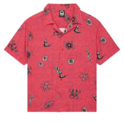 Deus Ex Machina Vibrant Virus Shirt - Strawberry -DADDIES Skate Gear 9360877018180 4