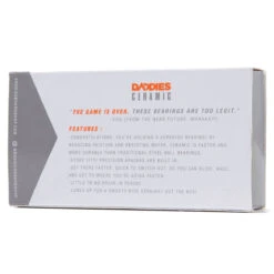 Daddies Ceramic Built In Skateboard Bearings - White -DADDIES Skate Gear AQ37C58 4