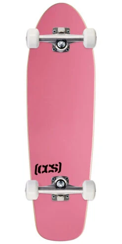 CCS Logo Cruiser Skateboard Complete - Pink - 8.00"