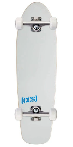 CCS Logo Cruiser Skateboard Complete - White - 8.00"