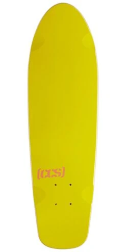 CCS Logo Cruiser Skateboard Deck - Yellow - 8.00"