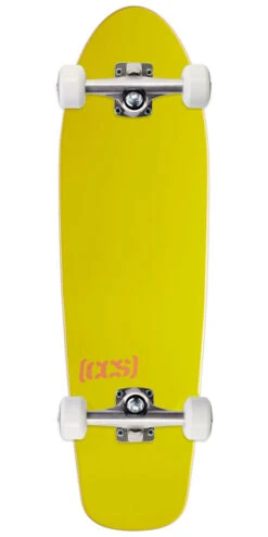 CCS Logo Cruiser Skateboard Complete - Yellow - 8.00"