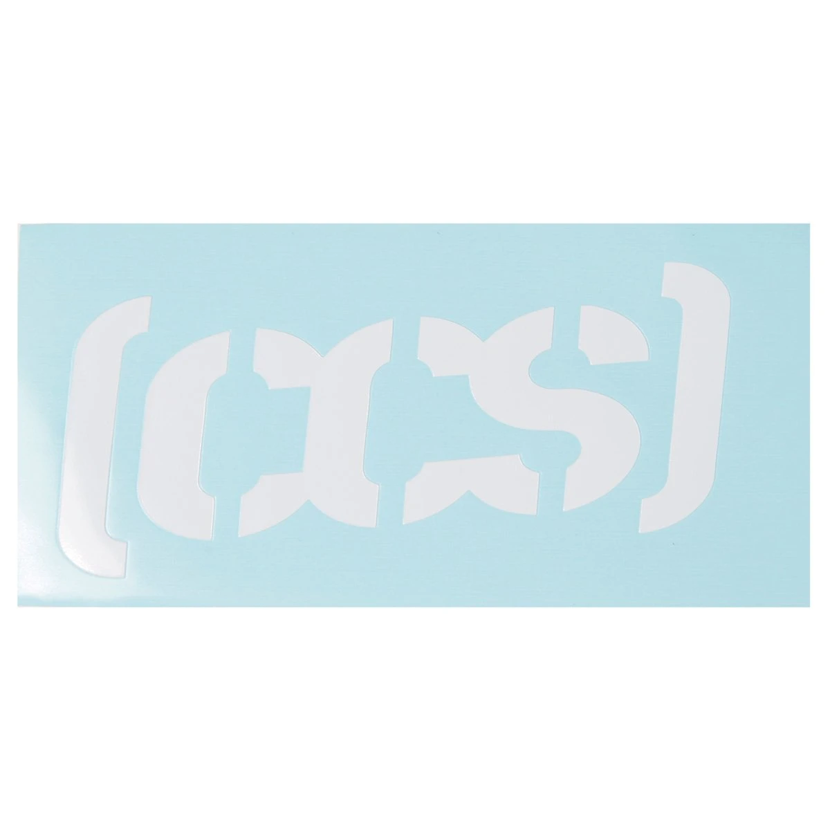 CCS Decal Sticker - White 3 CCS Decal Sticker - White