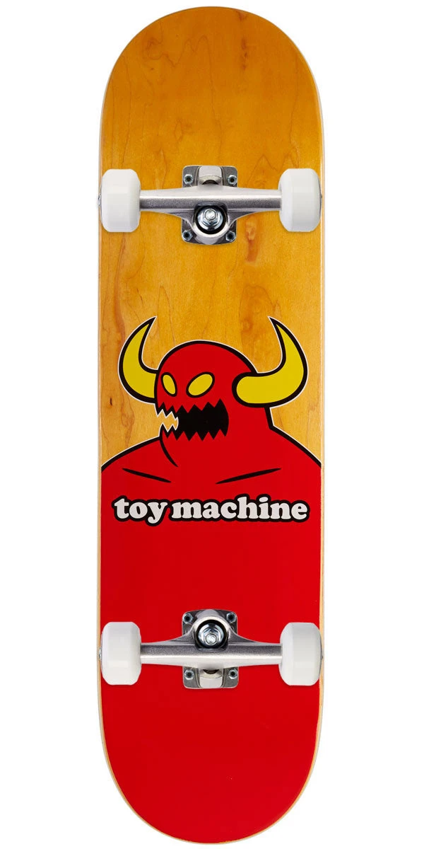Toy Machine Monster Skateboard Complete - Assorted Stains - 8.375" 3 Toy Machine Monster Skateboard Complete - Assorted Stains - 8.375"