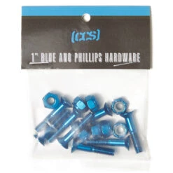 CCS 1" Phillips Hardware - Anodized Blue