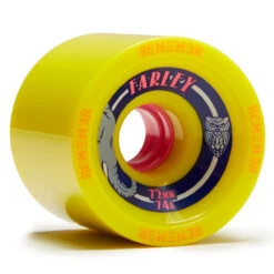 Remember Farley 74a Longboard Wheels - Yellow - 72mm