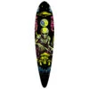Daddies Mall Poster Pintail Longboard Deck - Black/Glow -DADDIES Skate Gear Alien Longboard 1