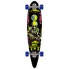 Daddies Mall Poster Pintail Longboard Complete - Black/Glow -DADDIES Skate Gear Alien Longboard c