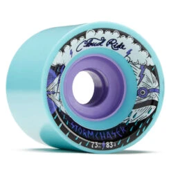 Cloud Ride Storm Chasers 83a Longboard Wheels - Blue - 73mm