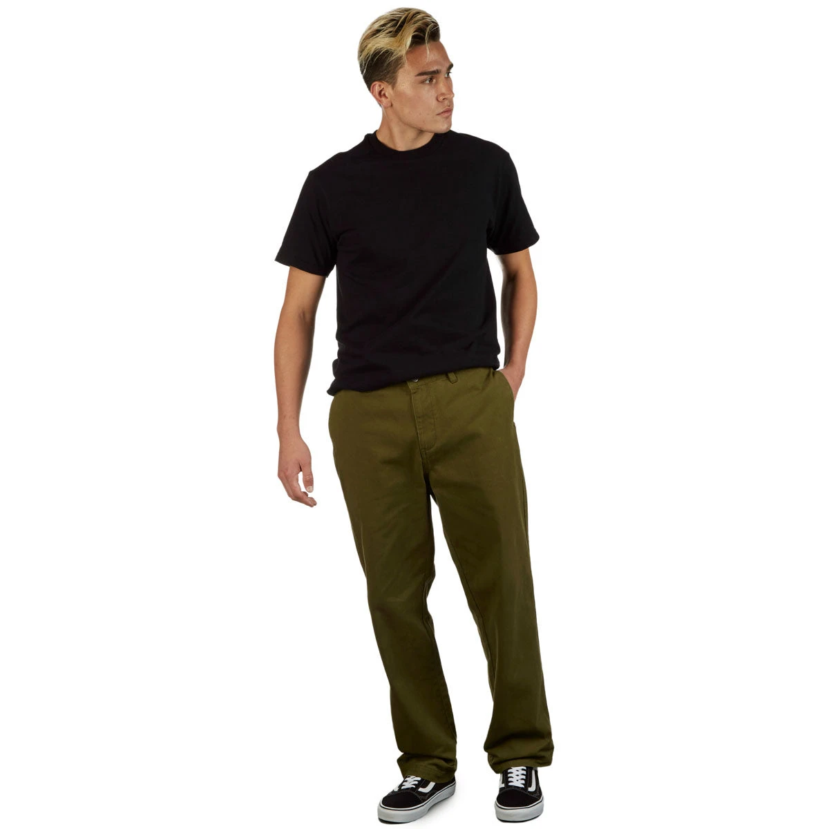 CCS Original Relaxed Chino Pants - Green 4 CCS Original Relaxed Chino Pants - Green - Image 2