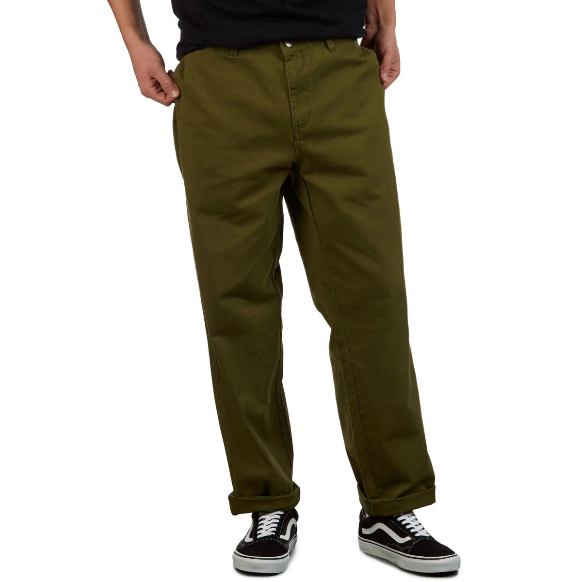 CCS Original Relaxed Chino Pants - Green 6 CCS Original Relaxed Chino Pants - Green - Image 4