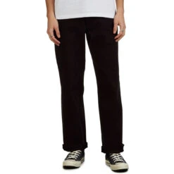 CCS Relaxed Stretch Chino Pants - Black -DADDIES Skate Gear BQ0E960 4
