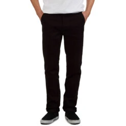 CCS Slim Stretch Chino Pants - Black