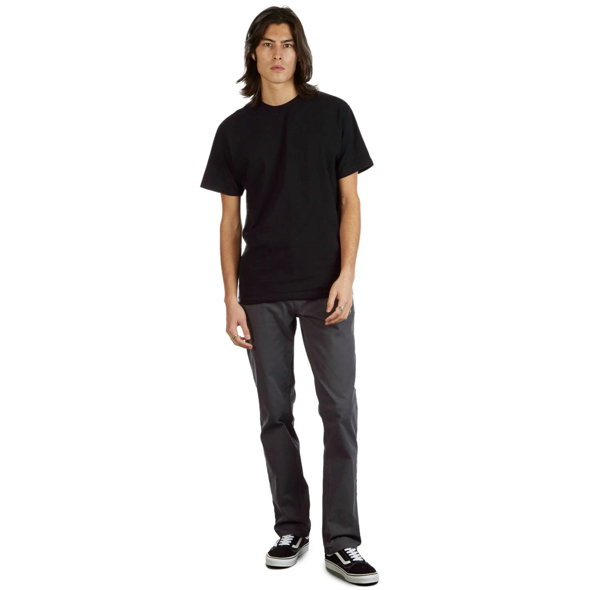 CCS Slim Stretch Chino Pants - Grey 4 CCS Slim Stretch Chino Pants - Grey - Image 2