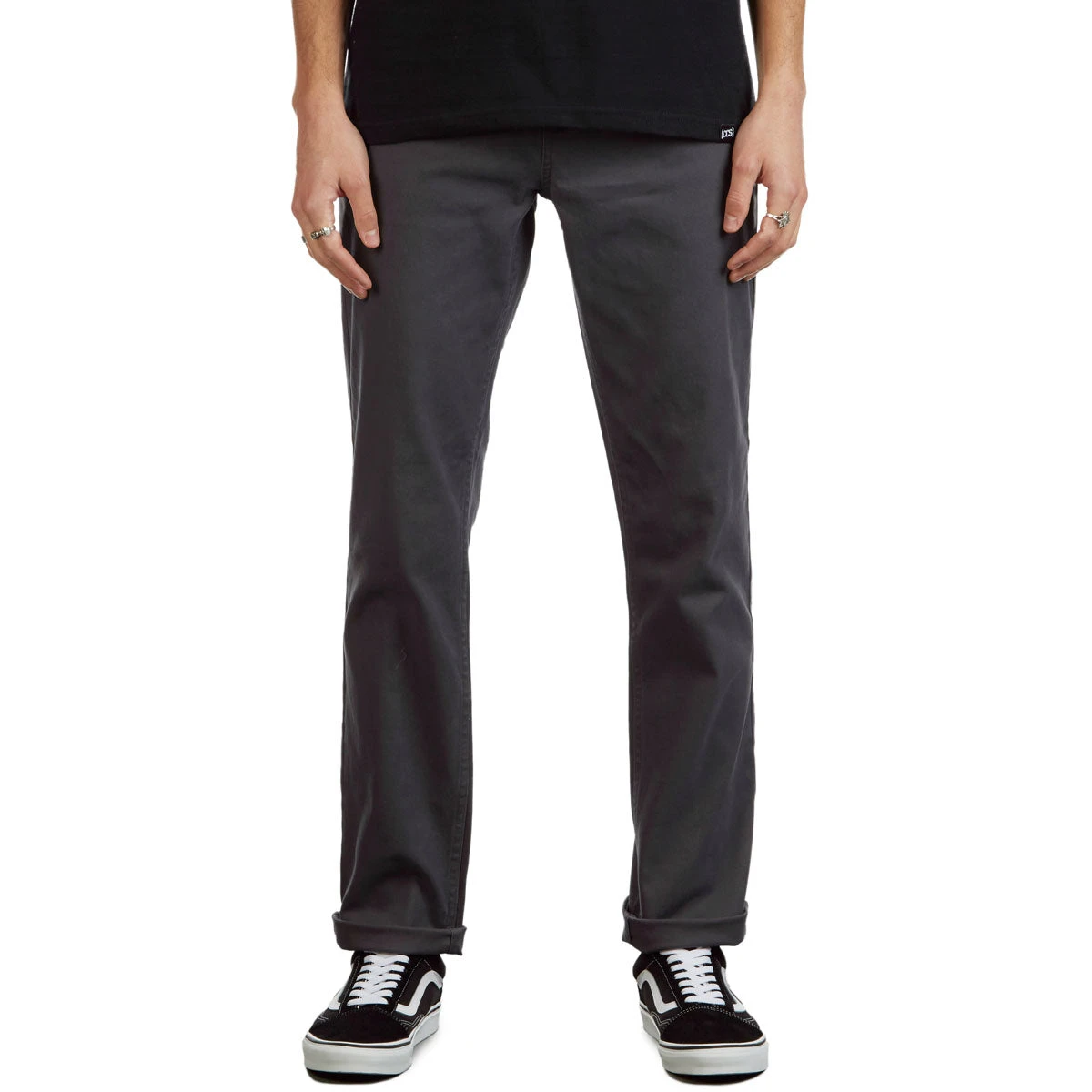 CCS Slim Stretch Chino Pants - Grey 6 CCS Slim Stretch Chino Pants - Grey - Image 4