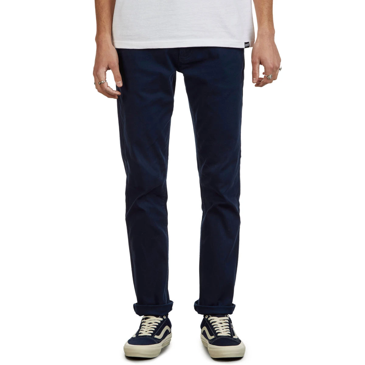 CCS Straight Stretch Chino Pants - Blue 6 CCS Straight Stretch Chino Pants - Blue - Image 4