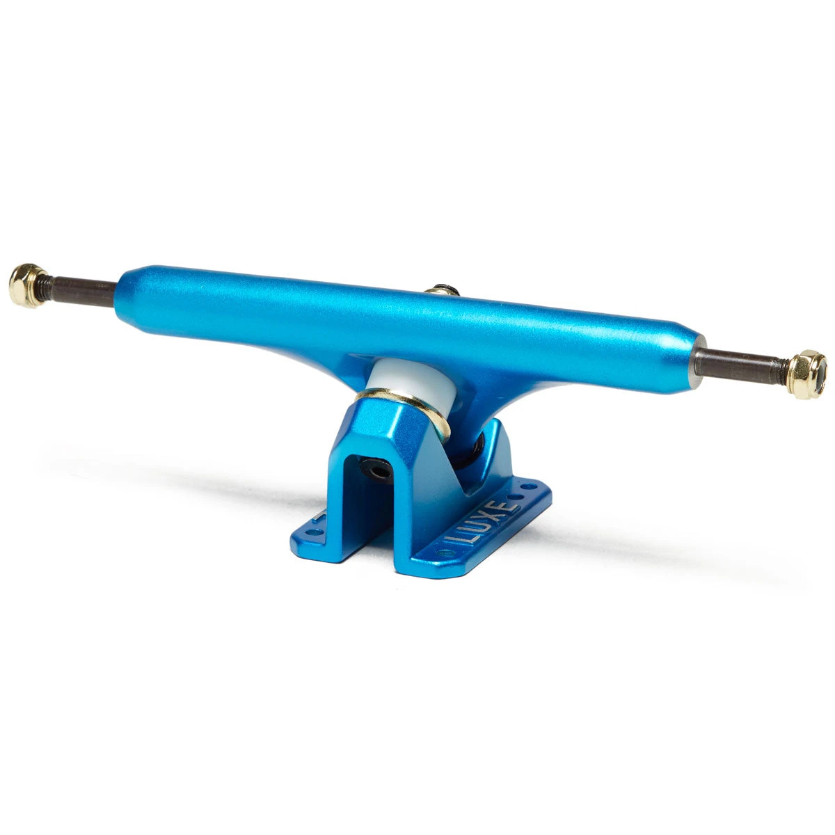 Luxe Lite 180mm Hollow Kingpin Longboard Trucks - Satin Blue 4 Luxe Lite 180mm Hollow Kingpin Longboard Trucks - Satin Blue - Image 2
