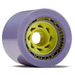 Seismic Alpha 74a Longboard Wheels - Plum - 75.5mm