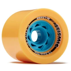 Seismic Alpha 76a Longboard Wheels - Mango - 75.5mm