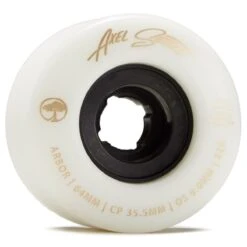 Arbor Spud Axel Serrat 82a Longboard Wheels - White - 64mm