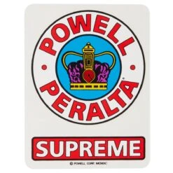 Powell Peralta Powell-Peralta Supreme OG Stickers - 6"