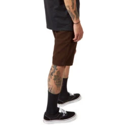 CCS Stretch Chino Shorts - Chocolate -DADDIES Skate Gear BQ46981 3